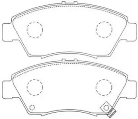 Комплект тормозных колодок AISIN ASN-250